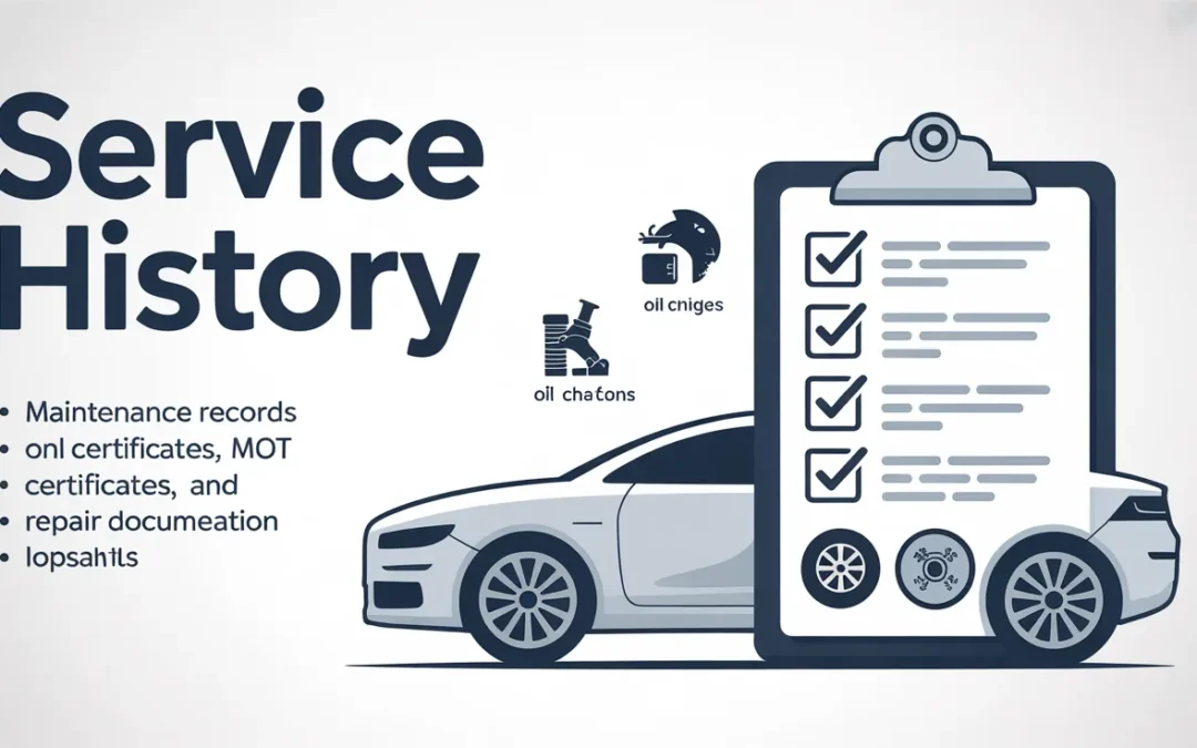 What does Service History mean when selling a Car in the UK?
